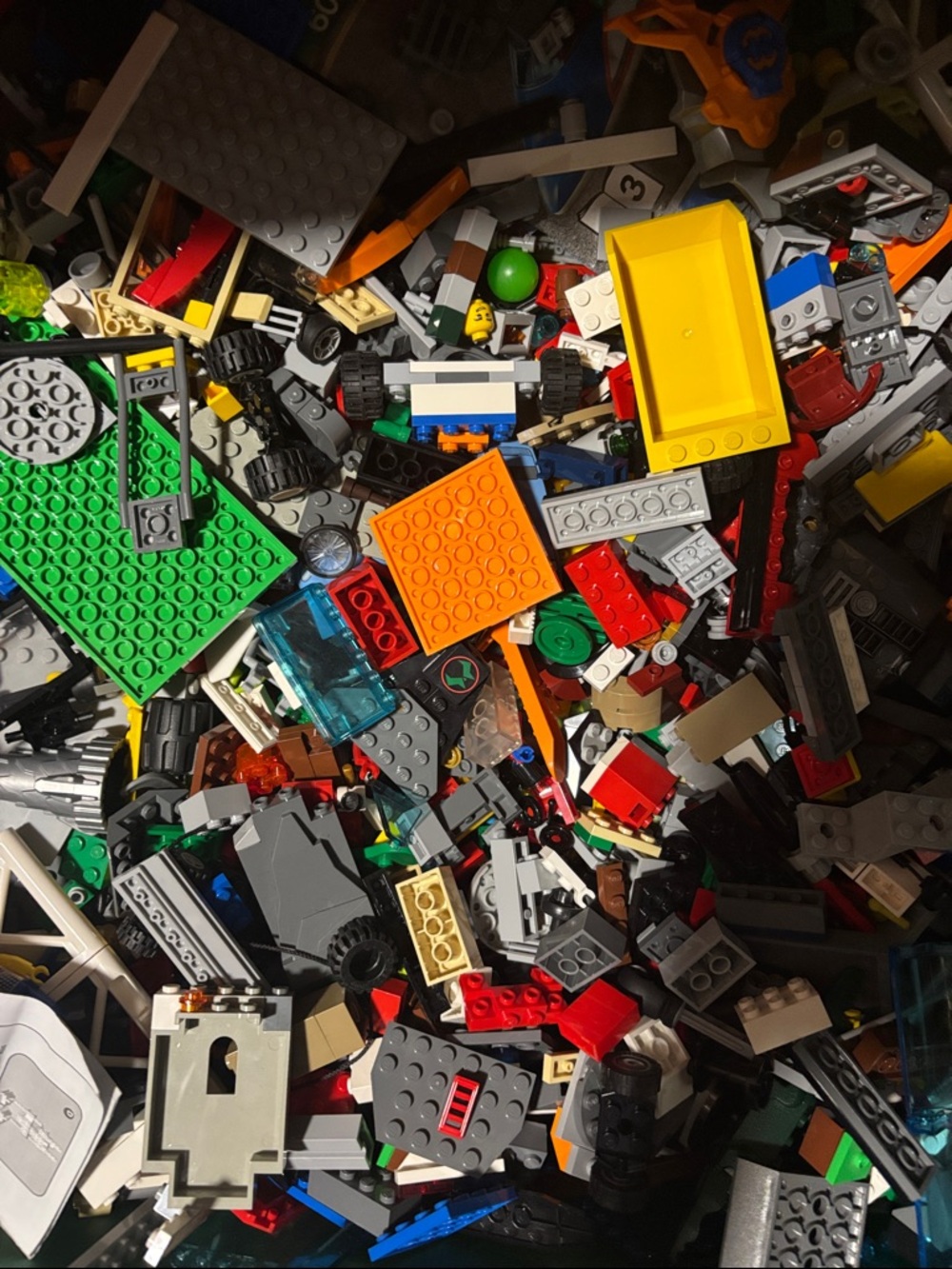 Mixed LEGO Bricks Lot - One freezer bag full of random pieces.  May vary.